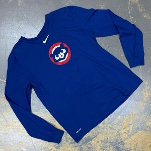 Nike Chicago Cubs MLB Long Sleeve Shirt Large 569921-A4M Baseball